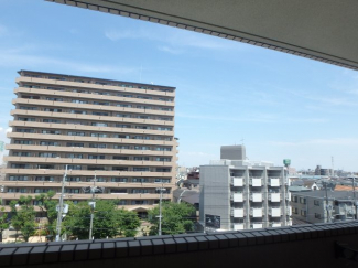 バルコニーからの景色です