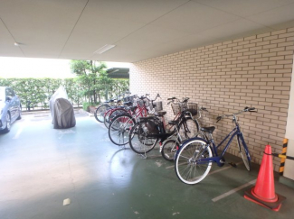 駐輪場です