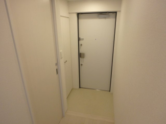 シンプルで使いやすい玄関です