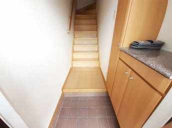 シンプルで使いやすい玄関です