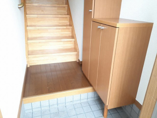シンプルで使いやすい玄関です