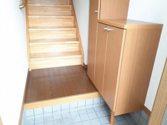 シンプルで使いやすい玄関です