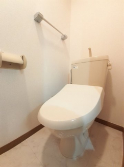トイレもきれいです