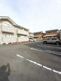 駐車場に車を止められます