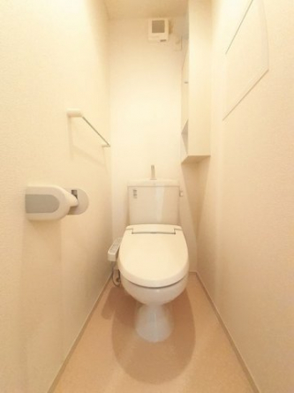 トイレもきれいです