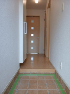 ゆったりとした玄関です