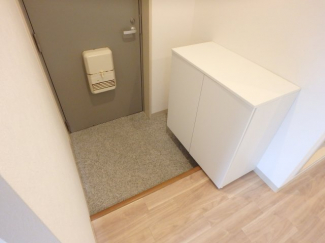 シンプルで使いやすい玄関です