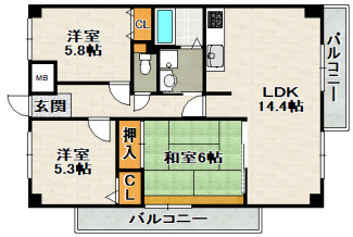 【間取り】