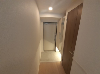 シンプルで使いやすい玄関です