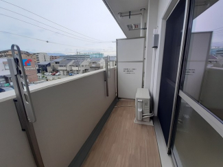 広々としたバルコニーです
