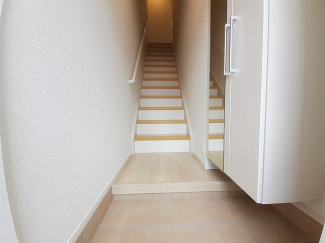 ゆったりとした玄関です