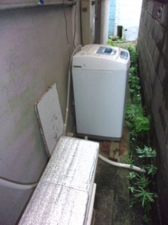 洗濯機は残置物