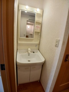 忙しい朝には欠かせない洗面所です