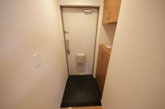 シンプルで使いやすい玄関です