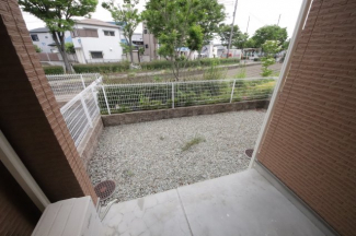 お庭で自由な時間を過ごせます