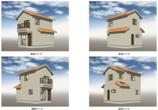 外観の完成予想図です