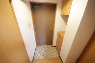 シンプルで使いやすい玄関です