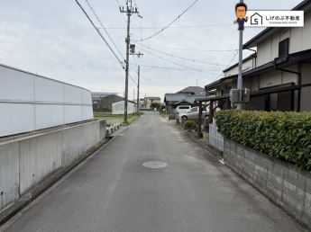 前面道路です。