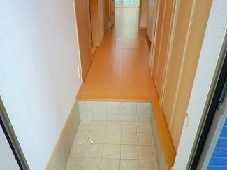ゆったりとした玄関です