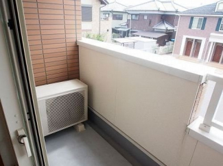 広々としたバルコニーです