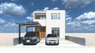 【完成予想図】住みやすい立地が魅力的☆スタイリッシュなデザイ