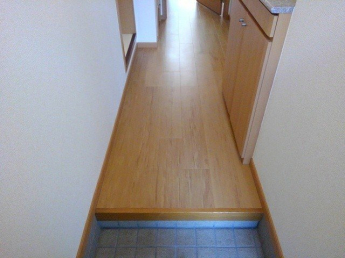 落ち着いた玄関です