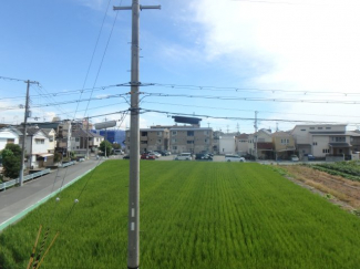 バルコニーからの眺望です