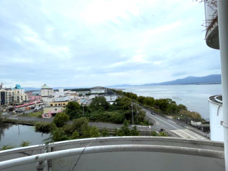 バルコニーより琵琶湖眺望可