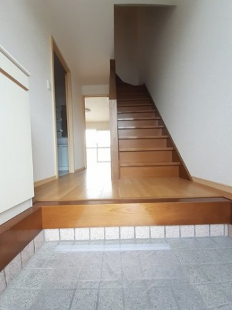 シンプルで使いやすい玄関です