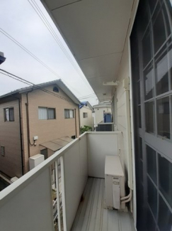 陽当たり良好なバルコニーです
