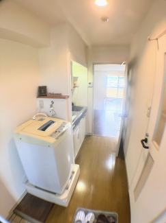 洗濯機置場です