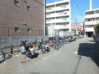 自転車置場です