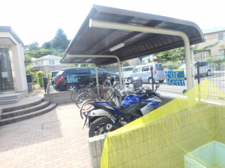駐輪場です