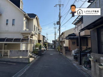 前面道路です。