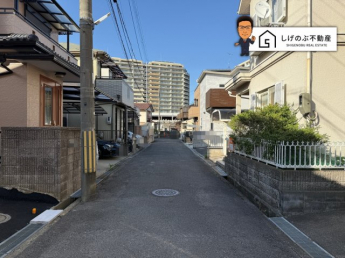 前面道路です。