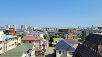 バルコニーから海側の眺望です。