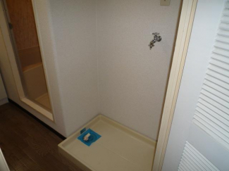 洗濯機置き場です