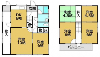 安土江ノ島貸家の画像