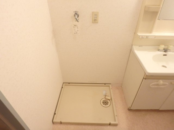 洗濯機置場です