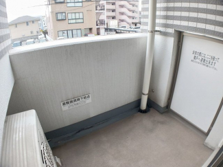 陽当たり良好なバルコニーです