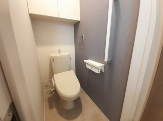 ゆったりとした空間のトイレです