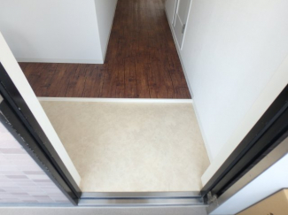 シンプルで使いやすい玄関です