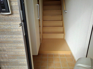 シンプルで使いやすい玄関です