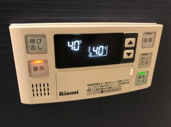 追い焚きできる給湯リモコン