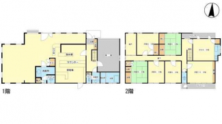 建物　１階１５４．５３㎡　２階１３６．３８㎡　昭和５４年７月