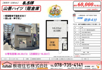 山善ハイツ1階倉庫の画像
