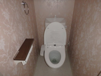 ゆったりとした空間のトイレです