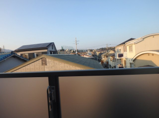 バルコニーからの景色です