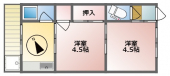明石市東藤江１丁目のアパートの画像