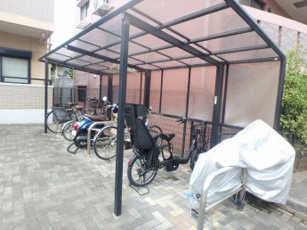 駐輪場です